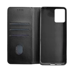 T Phone Pro 5G Telefontok - fekete mágneses szilikon keretes könyvtok-2