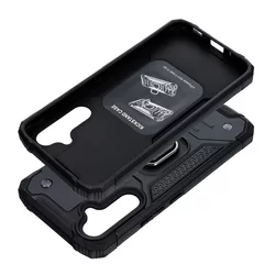 Telefontok Samsung Galaxy A54 5G - Nitro Ring Armor - fekete gyűrűs, kitámasztható, ütésálló műanyag hátlaptok-2