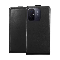 Xiaomi Redmi 12C Telefontok - fekete flexi fliptok-2