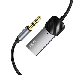 Adapter: Tech-Protect UltraBoost - USB Bluetooth / Jack (3,5mm) adapter szürke-2