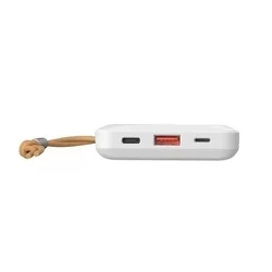Powerbank: Veger MagOn - fehér powerbank 10000mAh, MagSafe töltés, USB / Type-C / Lightning-3