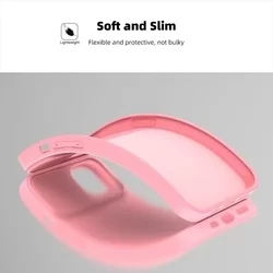 Telefontok Samsung Galaxy A33 5G - Slider csúsztatható kameravédős pink szilikon hátlap tok-6