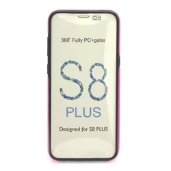Telefontok Samsung Galaxy S8 Plus - szilikon hot pink 360 fokos tok -4