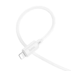 Kábel: HOCO X88 - Lightning / Type-C (USB-C) fehér gyorstöltő kábel 1m, 2,4A-1