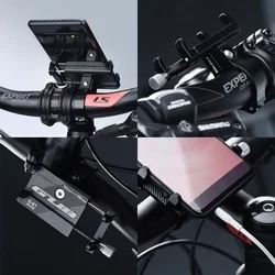 Biciklis tartó: GUB G81 - Univerzális bicikli kormányra szerelhető, fém telefon tartó-4