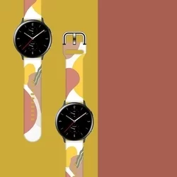Huawei Watch 4 / Watch 4 Pro okosóra szíj - Strap Moro color 7 színes szilikon szíj (szíj szélesség: 22 mm)-1