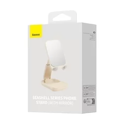 Baseus Seashell - univerzális asztali telefon tartó állvány, arany (tükrös)-6