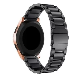 Huawei Watch 4 / Watch 4 Pro okosóra fémszíj - fekete fémszíj (22 mm)-1