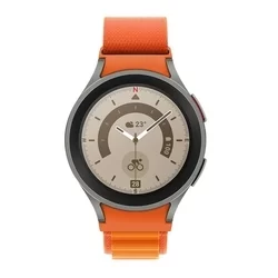 Okosóra szíj - Samsung Galaxy Watch6 / Watch6 Classic - nylon narancs szövet szíj-3