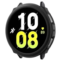 Samsung Galaxy Watch6 (40 mm) - SPIGEN LIQUID AIR fekete szilikon védőtok-7