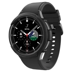 Samsung Galaxy Watch6 Classic (47 mm) - SPIGEN LIQUID AIR fekete szilikon védőtok-9