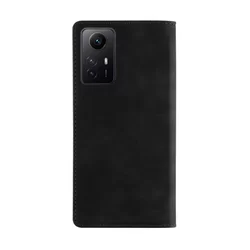 Xiaomi Redmi Note 12S Telefontok - Tactical Xproof fekete szilikon keretes mágneses könyvtok-1