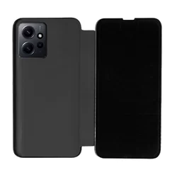 Xiaomi Redmi Note 12 4G / LTE Telefontok - Fekete Clear View Tok-1