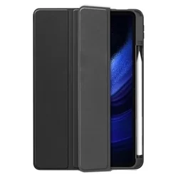 Tablettok XIAOMI PAD 6 (11,0 coll) - fekete smart case tablet tok, ceruza tartóval-4
