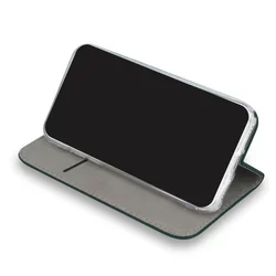 Telefontok Oppo A98 - Smart Magnetic zöld szilikon keretes mágneses könyvtok-4