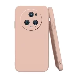 Telefontok Honor Magic5 Pro - púder pink szilikon hátlap tok-1