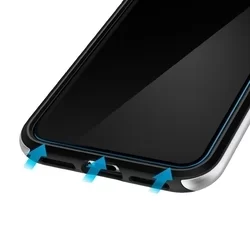 Üvegfólia Huawei P40 Lite - fekete Slim 3D üvegfólia-1