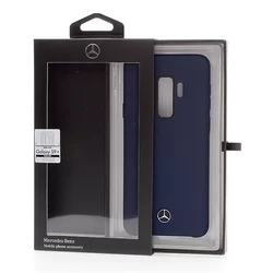 Telefontok Mercedes-Benz Szilikon Hátlap Liquid Silicon Samsung Galaxy S9+ - Navy (3700740428665)-3