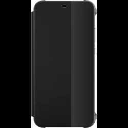 Telefontok Huawei P20 Lite - Eredeti Huawei S-View fekete kinyitható tok-1