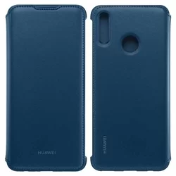Telefontok Huawei P Smart 2019 - Eredeti Huawei Folio kinyitható tok kék-1