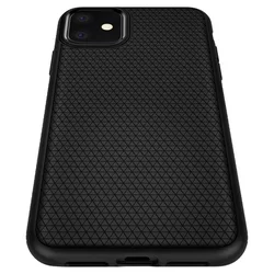 Telefontok iPhone 11 - SPIGEN LIQUID AIR - fekete szilikon tok-6