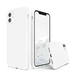 Telefontok iPhone 11 - fehér szilikon hátlap tok-1