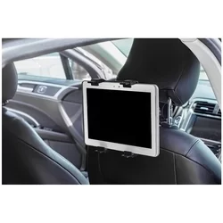 Tablettartó: MaxLife MXTH-01 - Univerzális fejtámlára rögzíthető fekete autós tablet tartó (14-25 cm)-3