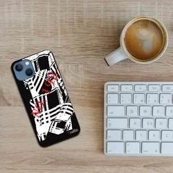 iPhone 15 Telefontok - Graffiti No.192 mintás szilikon tok-3