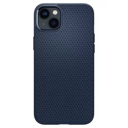 Telefontok iPhone 15 - SPIGEN Liquid Air - kék hátlap tok-1