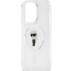 Telefontok iPhone 15 Pro - Karl Lagerfeld Ikonik MagSafe átlátszó hátlap tok-5