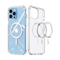 iPhone 15 Pro Max Telefontok - Dux Ducis Clin Mag - MagSafe kompatibilis átlátszó hátlap tok-1