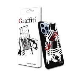 iPhone 15 Pro Max Telefontok - Graffiti No.192 mintás szilikon tok-1