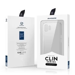 Telefontok Nothing Phone (2) - Dux Ducis Clin - átlátszó műanyag hátlap tok, szilikon kerettel-3