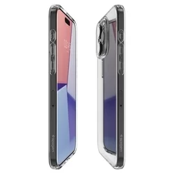 Telefontok iPhone 15 Pro Max - SPIGEN Liquid Crystal Clear - átlátszó hátlap tok-4