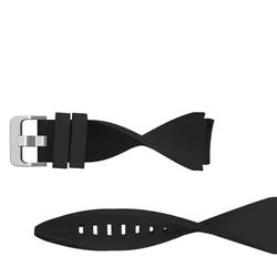 Okosóra szilikon szíj - Huawei Watch GT 4 (46 mm) szíj - TECH-PROTECT Smoothband fekete szilikon szíj (22 mm szíj szélesség)-2