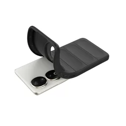 Honor 90 5G Telefontok - Pastel Armor - fekete szilikon hátlap tok-1