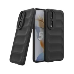 Honor 90 5G Telefontok - Pastel Armor - fekete szilikon hátlap tok-2