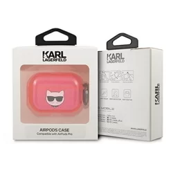 AirPods Pro: Karl Lagerfeld Choupette - pink szilikon tok-1
