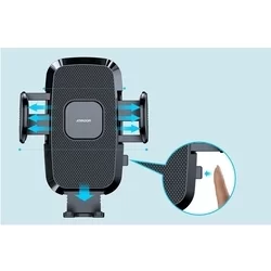 Autós telefontartó: Joyroom ZS259 - univerzális, szélvédőre rögzíthető autóstartó, flexibilis karral, fekete-2