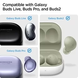 Samsung Galaxy Buds Pro / Buds2 / Buds2 Pro / Buds FE / Buds Live - SPIGEN URBAN FIT fekete tartó -5