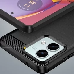 Telefontok Motorola Moto G84 5G - Carbon fekete szilikon hátlap tok-3