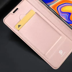 Telefontok NOKIA 7.1 - Dux Ducis rosegold flipcover tok-4