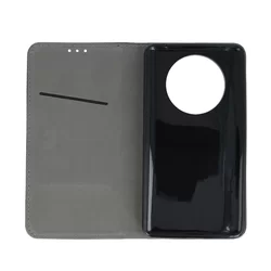 Telefontok Realme 11 Pro+ 5G - Smart Magnetic fekete szilikon keretes mágneses könyvtok-2