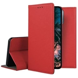 Telefontok Honor X6a - piros mágneses szilikon keretes könyvtok-3