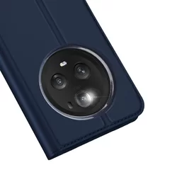 Telefontok Honor Magic5 Pro - Dux Ducis kék flipcover tok-1