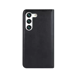 Telefontok Samsung Galaxy A14 5G - Smart Magnetic fekete szilikon keretes mágneses könyvtok-1