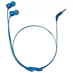 Headset: JBL T110 - kék hangerőszabályzós stereo headset, Jack csatlakozóval-3