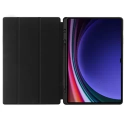 Samsung Galaxy Tab S9 FE+ 12,4 coll Tablettok (SM-X610, SM-X616) - fekete smart case ceruza tartóval-4