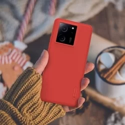 Telefontok Xiaomi 13T 5G - Nillkin Super Frosted - piros hátlap tok-2