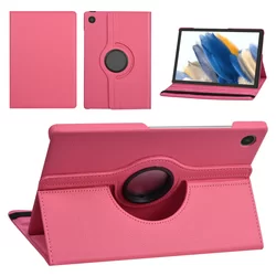 Tablettok Samsung Galaxy Tab A8 10.5 X200 / X205 - hot pink fordítható műbőr tablet tok-3